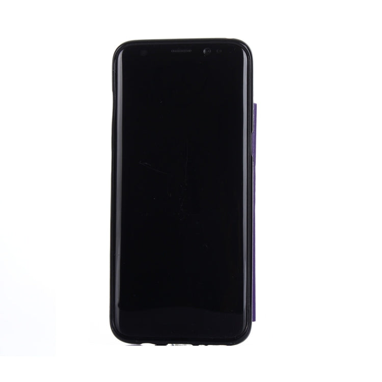 For Galaxy S8 Crazy Horse Texture Leather Back Protective Case with Card Slots