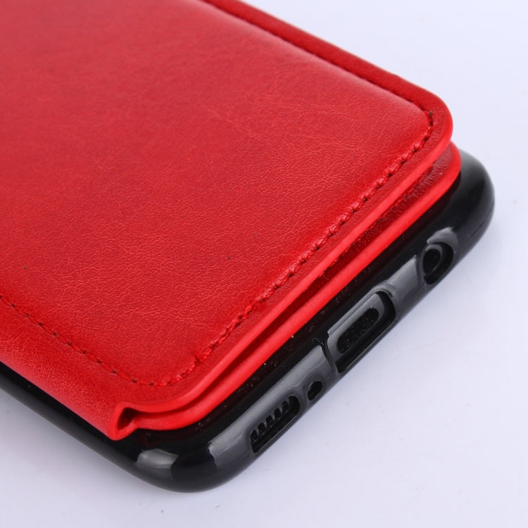 For Galaxy S8 Crazy Horse Texture Leather Back Protective Case with Card Slots