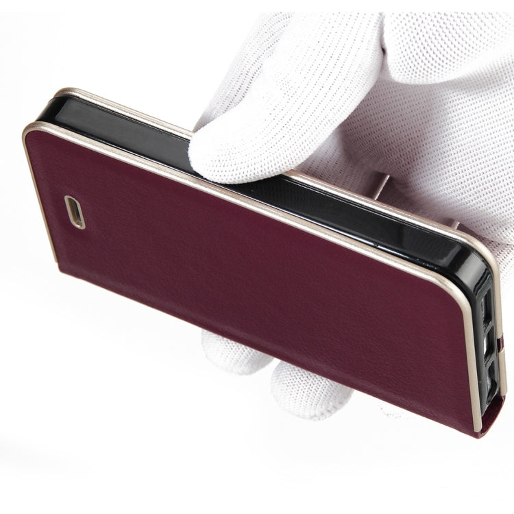 For Galaxy S8 Cowhide Texture PC Bumper Frame Strong Magnetic Adsorption Horizontal Flip Leather Case with Card Slots & Holder