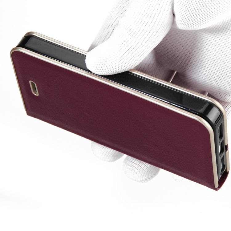 For Galaxy S8 + / G9550 Cowhide Texture PC Bumper Frame Strong Magnetic Adsorption Horizontal Flip Leather Case with Card Slots & Holder