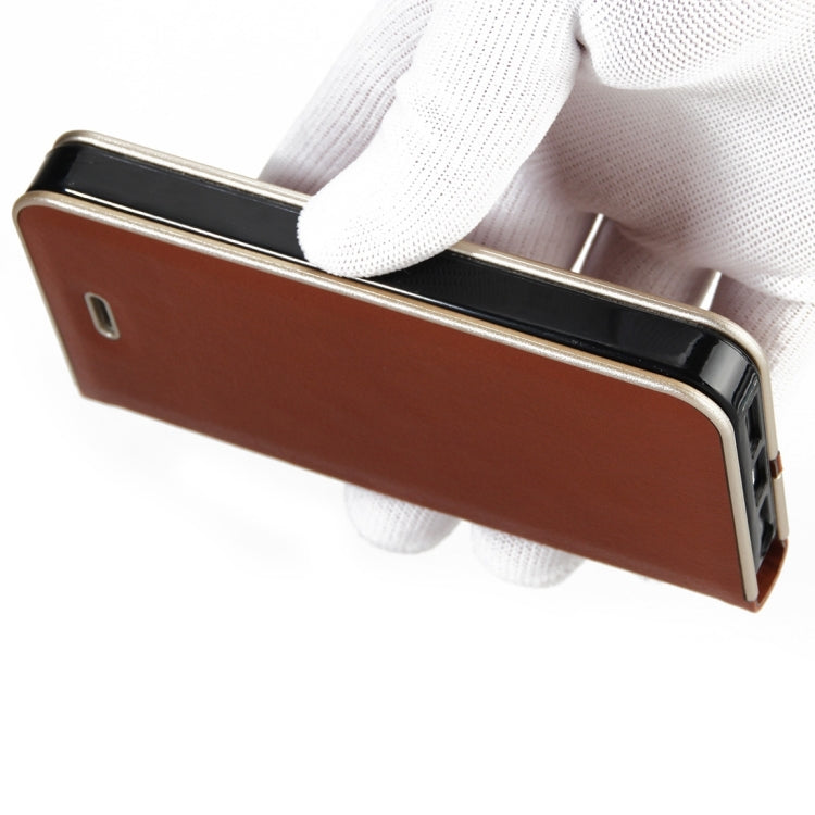 For Galaxy S8 + / G9550 Cowhide Texture PC Bumper Frame Strong Magnetic Adsorption Horizontal Flip Leather Case with Card Slots & Holder