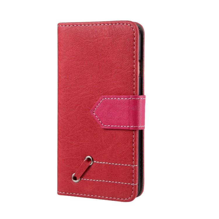 For Galaxy J3 (2017) (US Version) Retro Crazy Horse Texture Contrast Color Horizontal Flip Leather Case with Holder & Card Slots & Wallet & Photo Frame & Lanyard