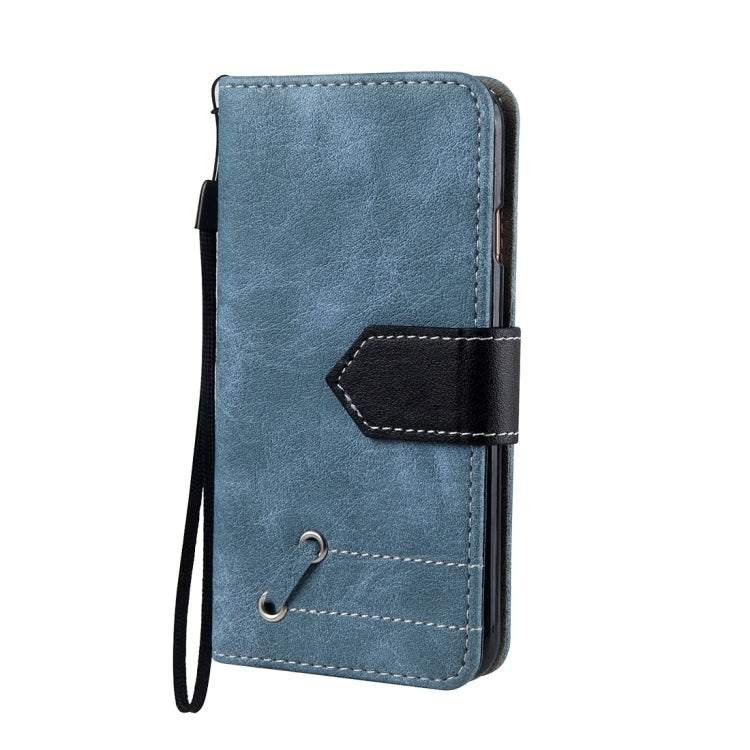 For Galaxy A3 (2017) Retro Crazy Horse Texture Contrast Color Horizontal Flip Leather Case with Holder & Card Slots & Wallet & Photo Frame & Lanyard