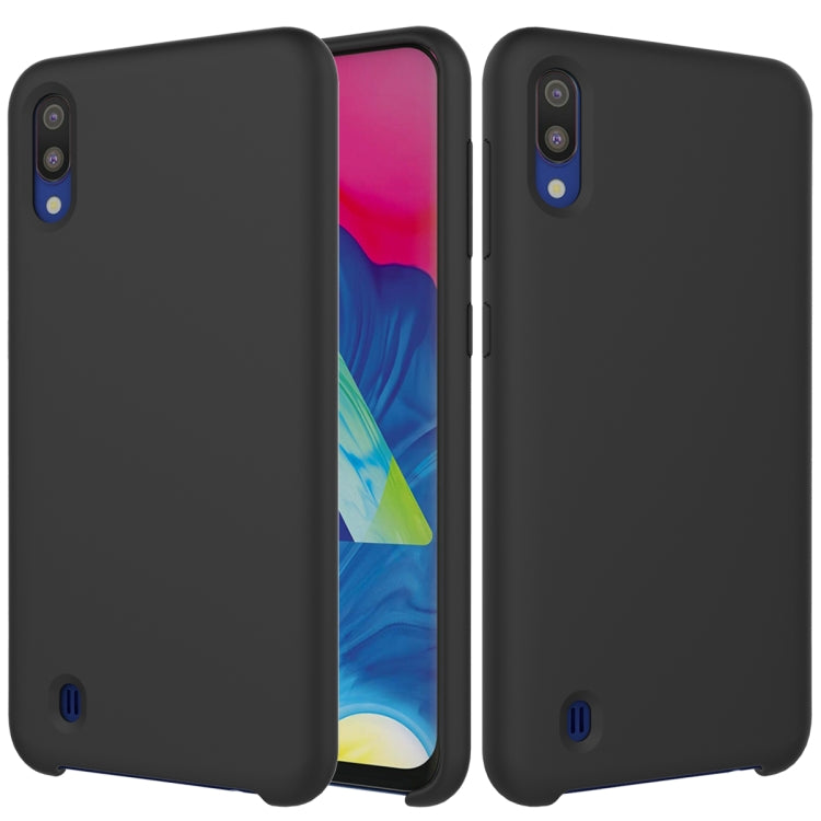 Solid Color Liquid Silicone Shockproof Full Coverage Case for Galaxy M10
