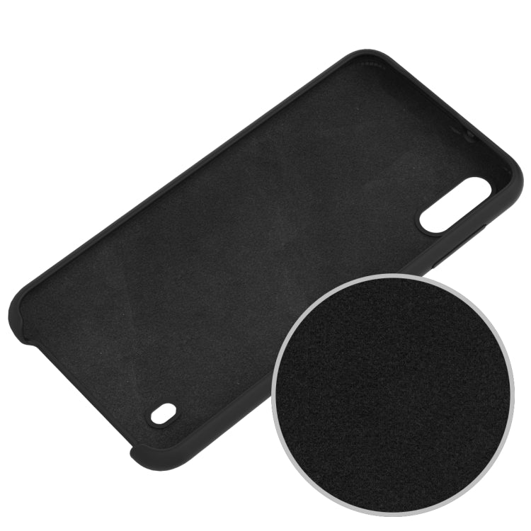 Solid Color Liquid Silicone Shockproof Full Coverage Case for Galaxy M10