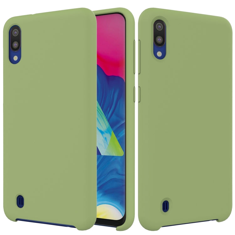 Solid Color Liquid Silicone Shockproof Full Coverage Case for Galaxy M10