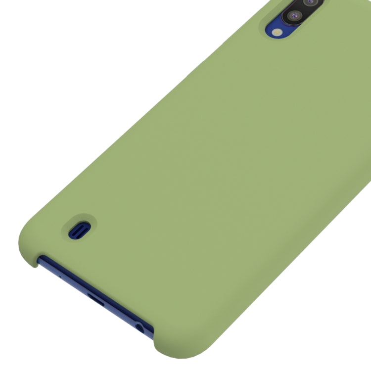 Solid Color Liquid Silicone Shockproof Full Coverage Case for Galaxy M10