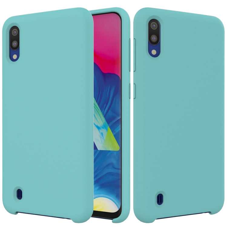 Solid Color Liquid Silicone Shockproof Full Coverage Case for Galaxy M10