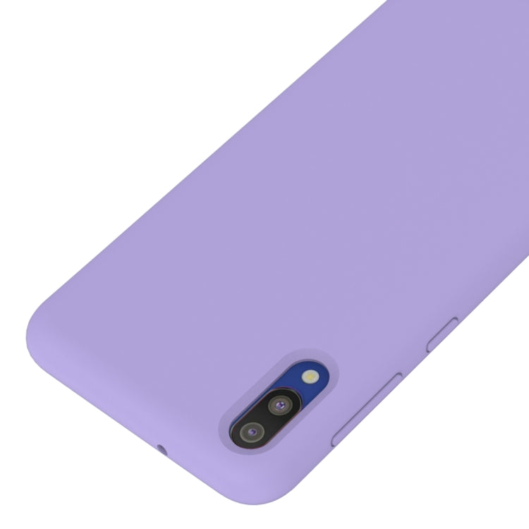 Solid Color Liquid Silicone Shockproof Full Coverage Case for Galaxy M10