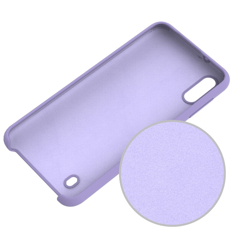 Solid Color Liquid Silicone Shockproof Full Coverage Case for Galaxy M10