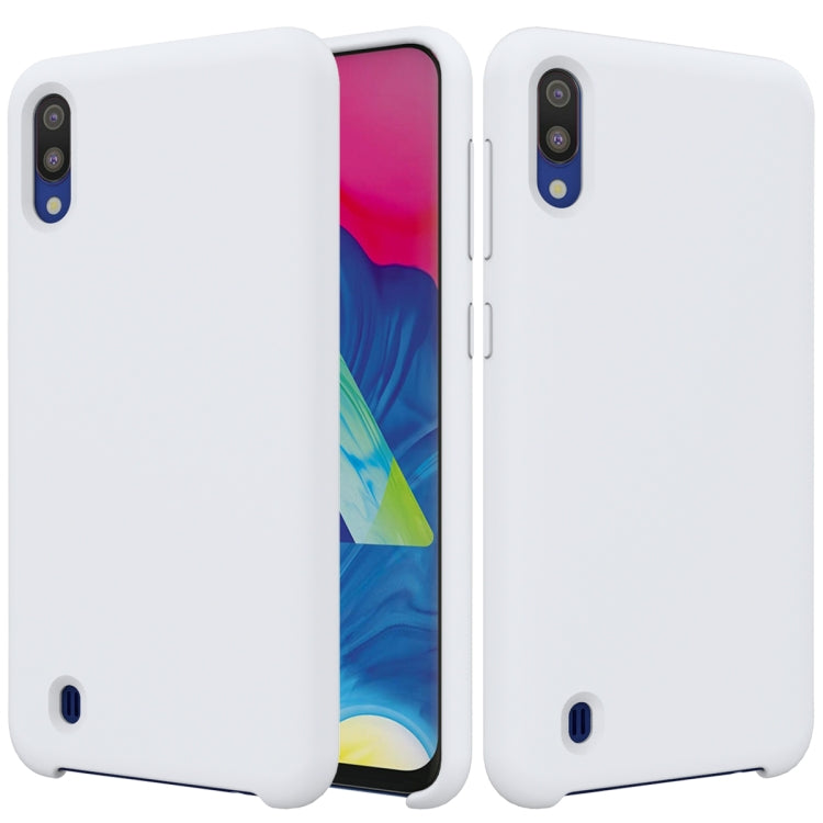 Solid Color Liquid Silicone Shockproof Full Coverage Case for Galaxy M10