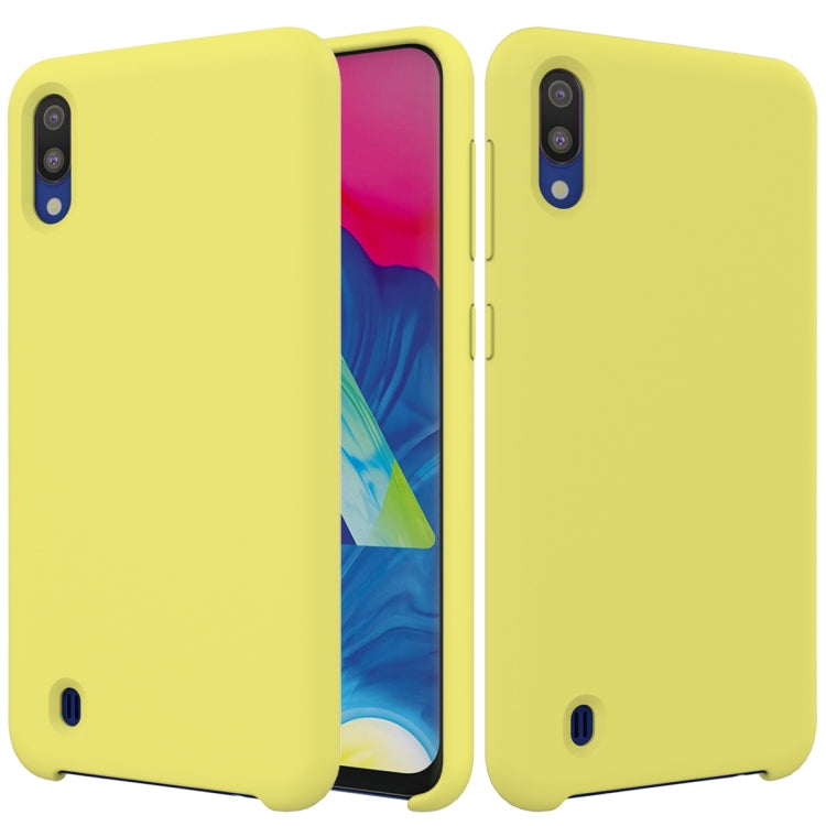 Solid Color Liquid Silicone Shockproof Full Coverage Case for Galaxy M10