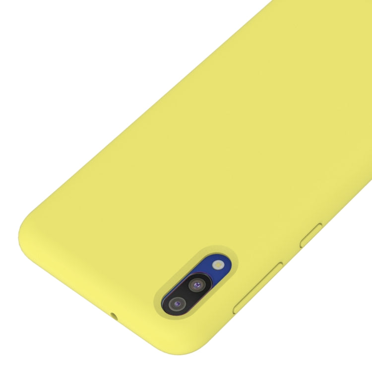 Solid Color Liquid Silicone Shockproof Full Coverage Case for Galaxy M10