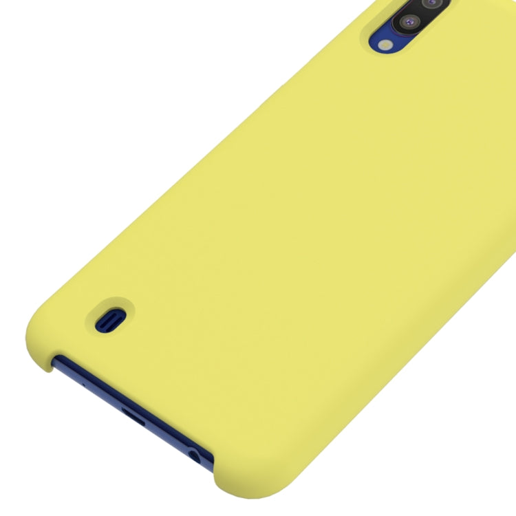 Solid Color Liquid Silicone Shockproof Full Coverage Case for Galaxy M10