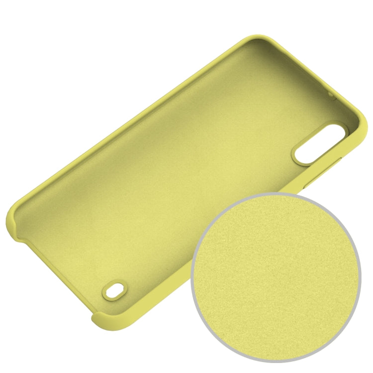 Solid Color Liquid Silicone Shockproof Full Coverage Case for Galaxy M10