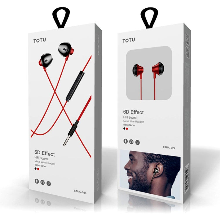 TOTUDESIGN Bojue Series Metal In-ear Wired Control Headphone