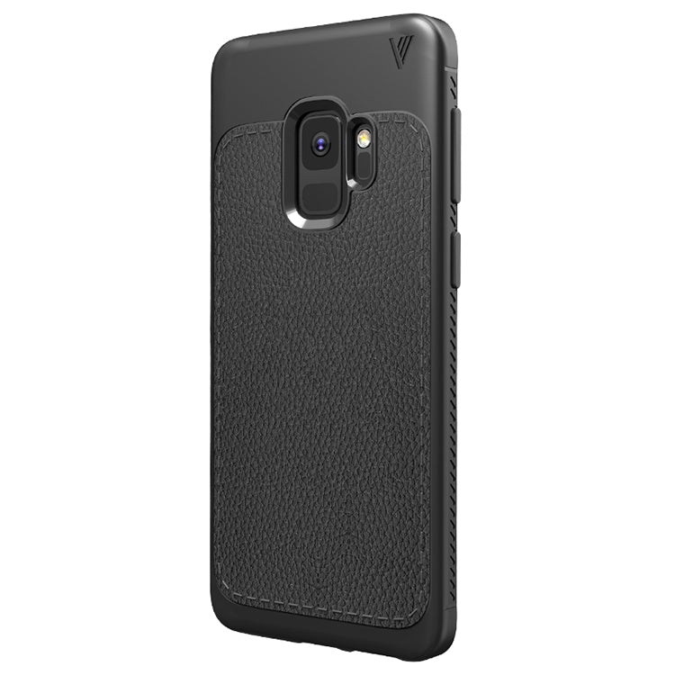 Lenuo Leshen Series for Samsung Galaxy S9 TPU Litchi Texture Dropproof Protective Back Cover Case