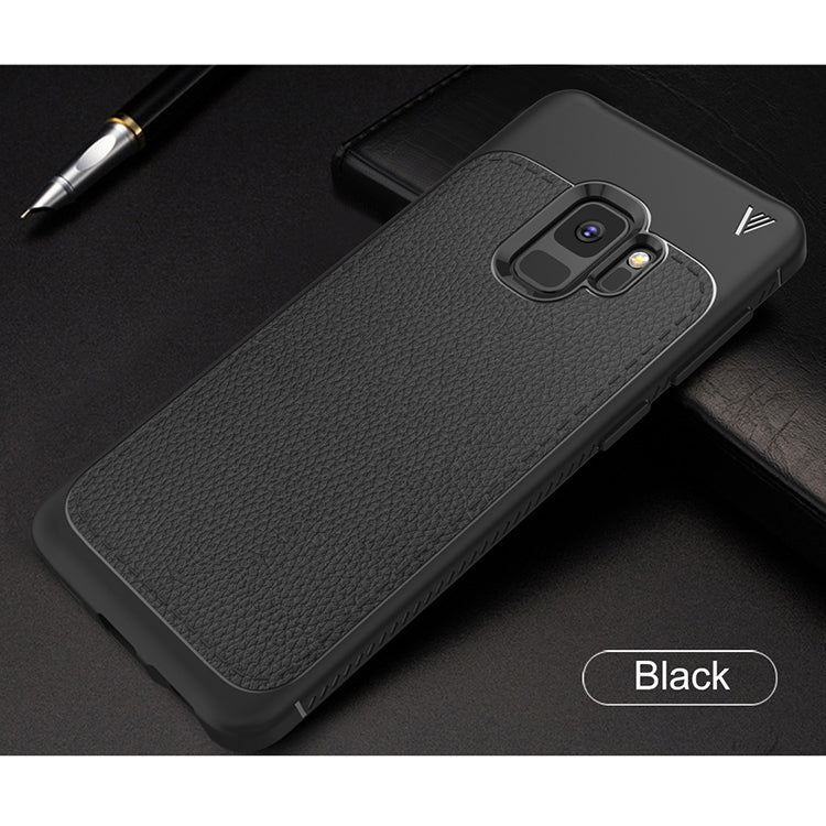 Lenuo Leshen Series for Samsung Galaxy S9 TPU Litchi Texture Dropproof Protective Back Cover Case
