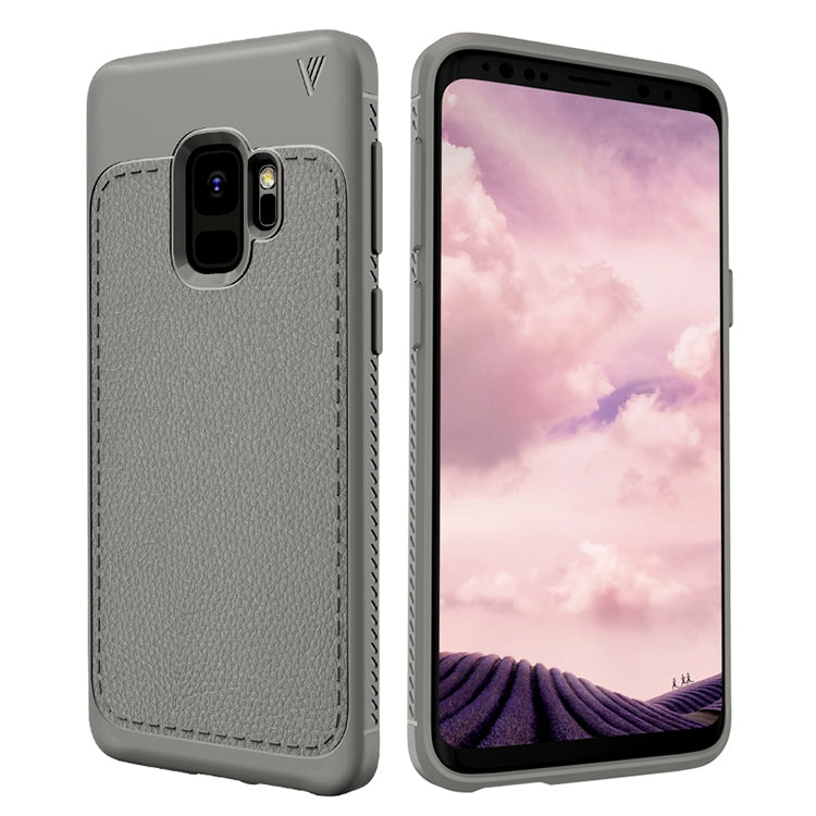 Lenuo Leshen Series for Samsung Galaxy S9 TPU Litchi Texture Dropproof Protective Back Cover Case