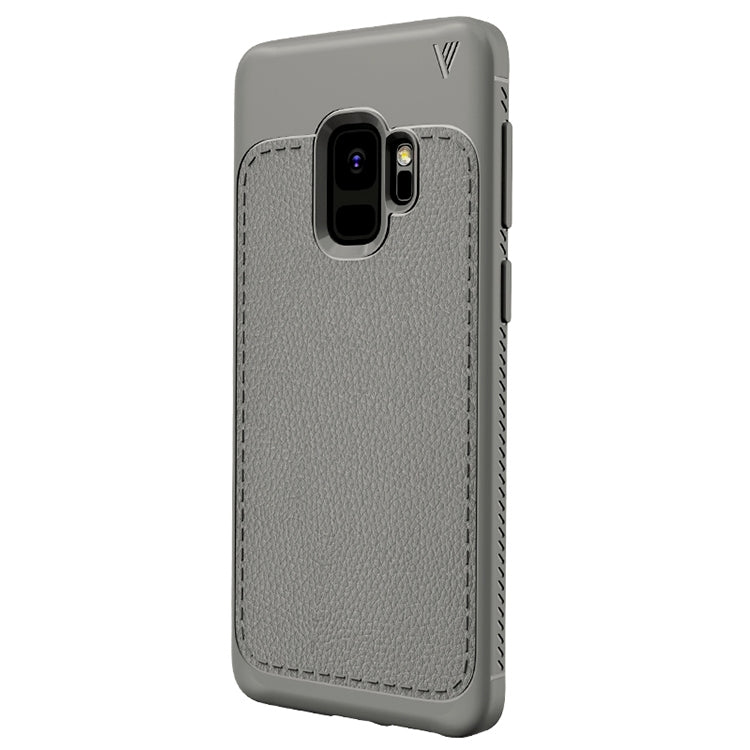 Lenuo Leshen Series for Samsung Galaxy S9 TPU Litchi Texture Dropproof Protective Back Cover Case