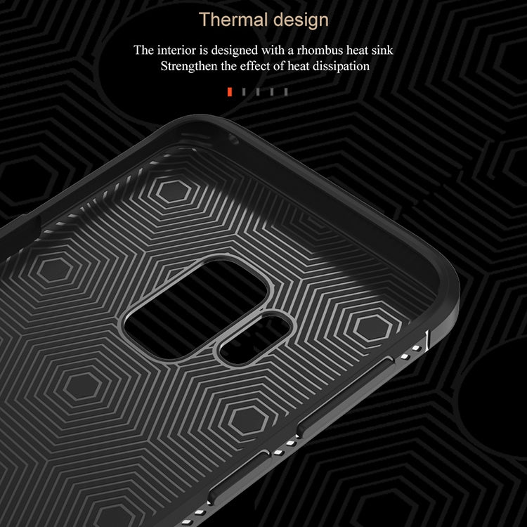 Lenuo Leshen Series for Samsung Galaxy S9 TPU Litchi Texture Dropproof Protective Back Cover Case
