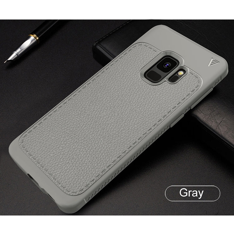 Lenuo Leshen Series for Samsung Galaxy S9 TPU Litchi Texture Dropproof Protective Back Cover Case