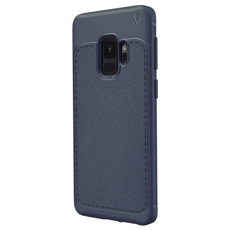Lenuo Leshen Series for Samsung Galaxy S9 TPU Litchi Texture Dropproof Protective Back Cover Case