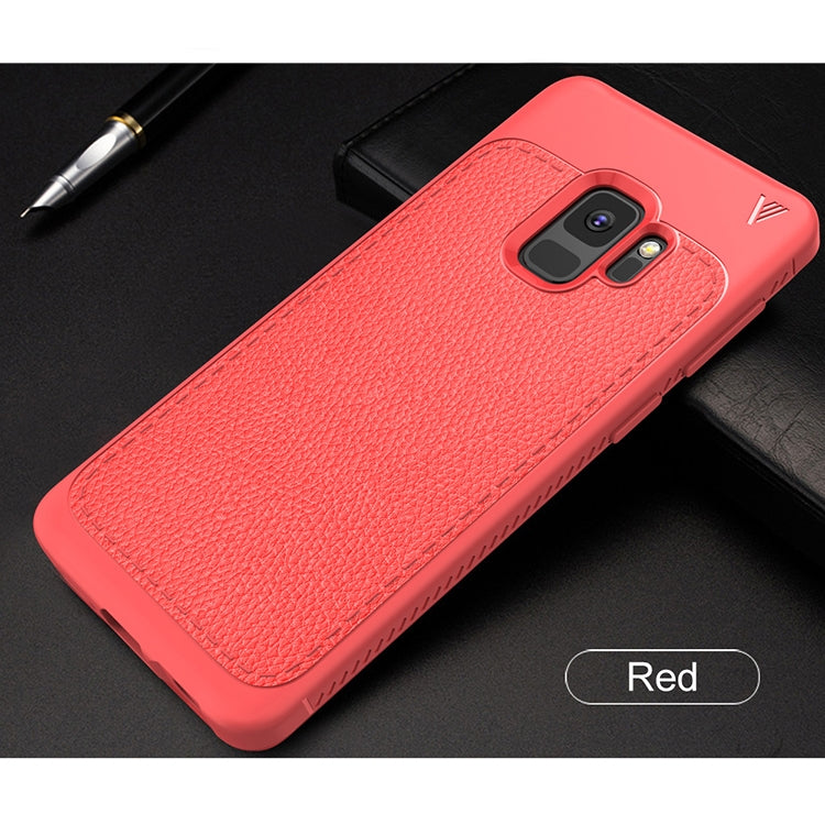 Lenuo Leshen Series for Samsung Galaxy S9 TPU Litchi Texture Dropproof Protective Back Cover Case
