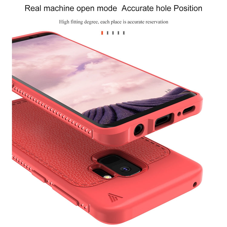 Lenuo Leshen Series for Samsung Galaxy S9 TPU Litchi Texture Dropproof Protective Back Cover Case