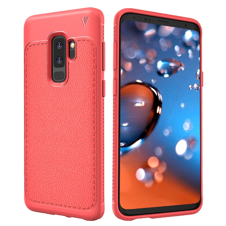 Lenuo Leshen Series for Samsung Galaxy S9+ TPU Litchi Texture Dropproof Protective Back Cover Case
