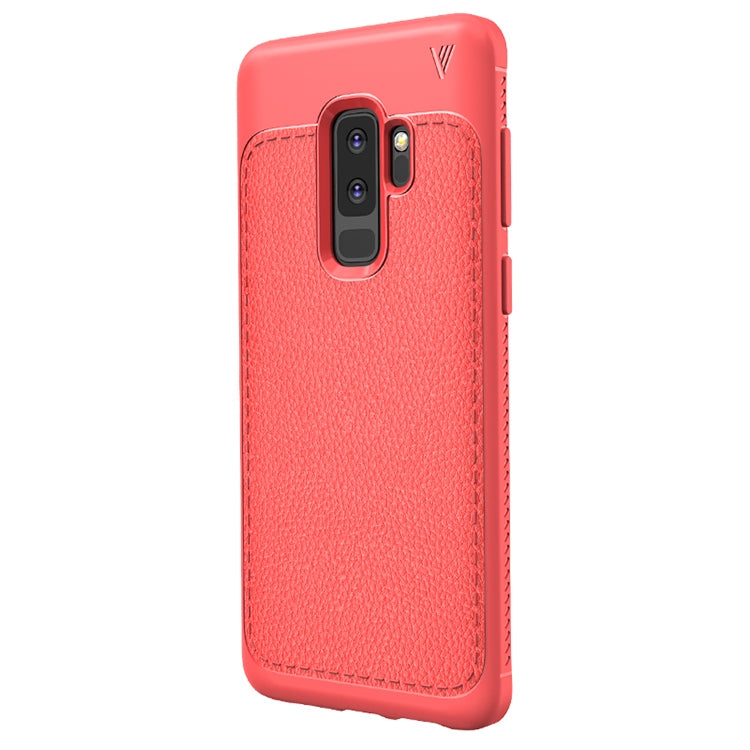 Lenuo Leshen Series for Samsung Galaxy S9+ TPU Litchi Texture Dropproof Protective Back Cover Case