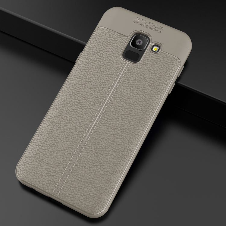 Litchi Texture TPU Case for Galaxy J6 2018 (EU Version)