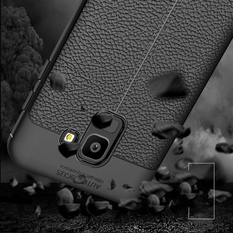 Litchi Texture TPU Case for Galaxy J6 2018 (EU Version)