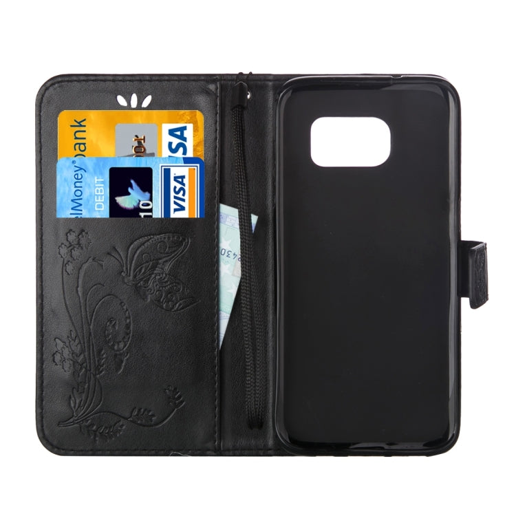 For Galaxy S7 Edge / G935 Crazy Horse Texture Printing Horizontal Flip Leather Case with Holder & Card Slots & Wallet & Lanyard