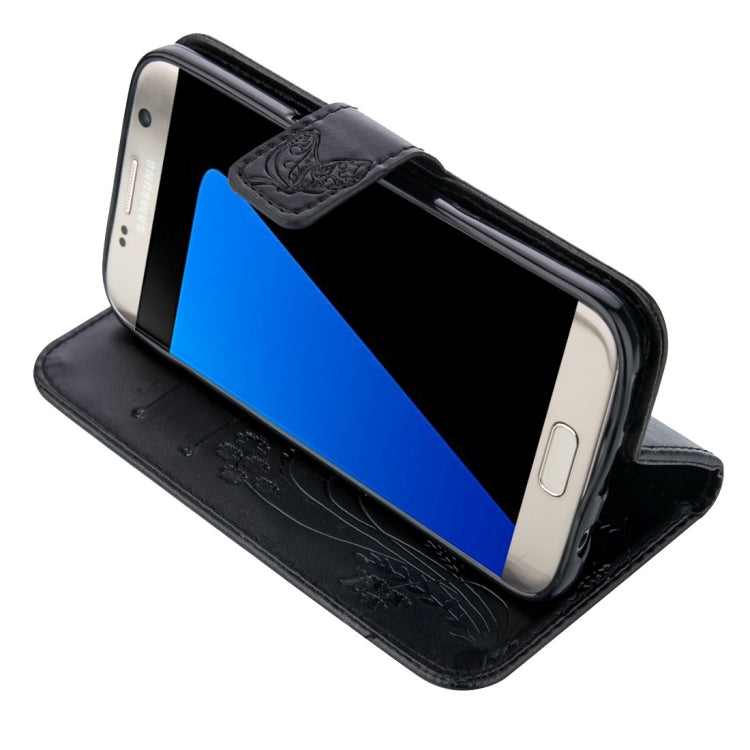 For Galaxy S7 Edge / G935 Crazy Horse Texture Printing Horizontal Flip Leather Case with Holder & Card Slots & Wallet & Lanyard