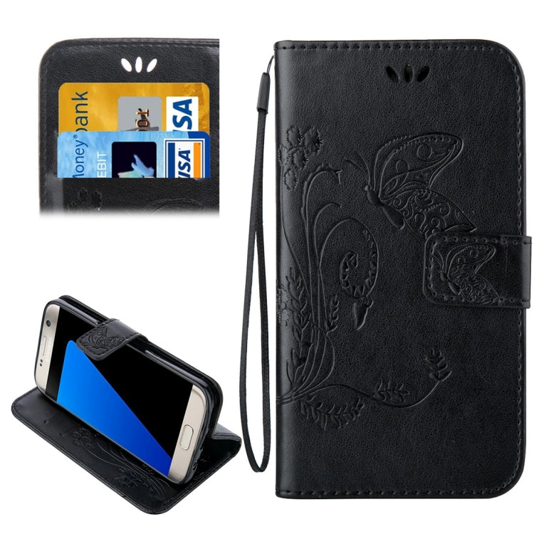 For Galaxy S7 Edge / G935 Crazy Horse Texture Printing Horizontal Flip Leather Case with Holder & Card Slots & Wallet & Lanyard