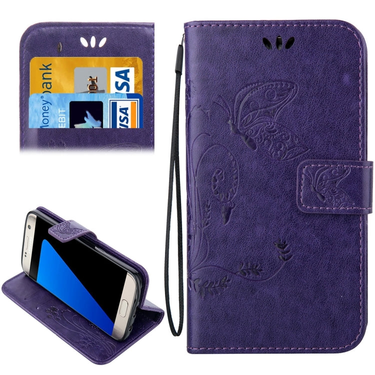 For Galaxy S7 Edge / G935 Crazy Horse Texture Printing Horizontal Flip Leather Case with Holder & Card Slots & Wallet & Lanyard