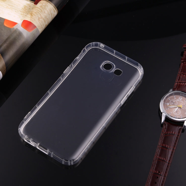 For Galaxy A3 (2017) / A320 Transparent TPU Protective Case(Transparent)