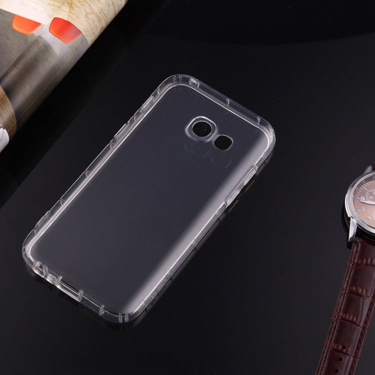 For Galaxy A5 (2017) / A520 Transparent TPU Protective Case (Transparent)