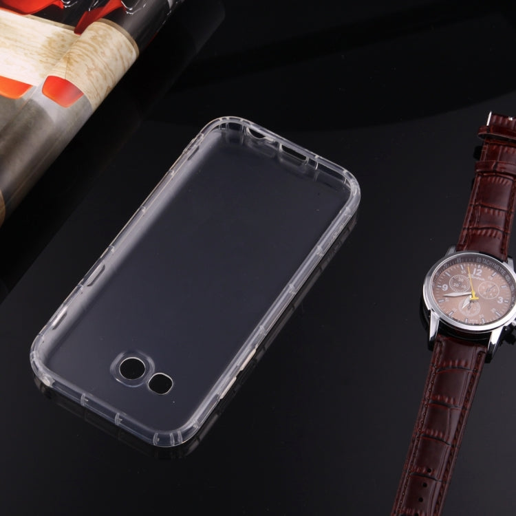 For Galaxy A5 (2017) / A520 Transparent TPU Protective Case (Transparent)