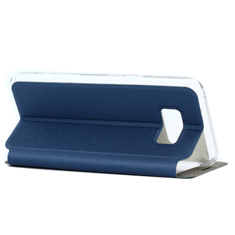 For Galaxy S8 + / G9550 Business Style Frosted Texture Horizontal Flip Leather Case with Call Display ID & SlideUnlock Slip & Holder