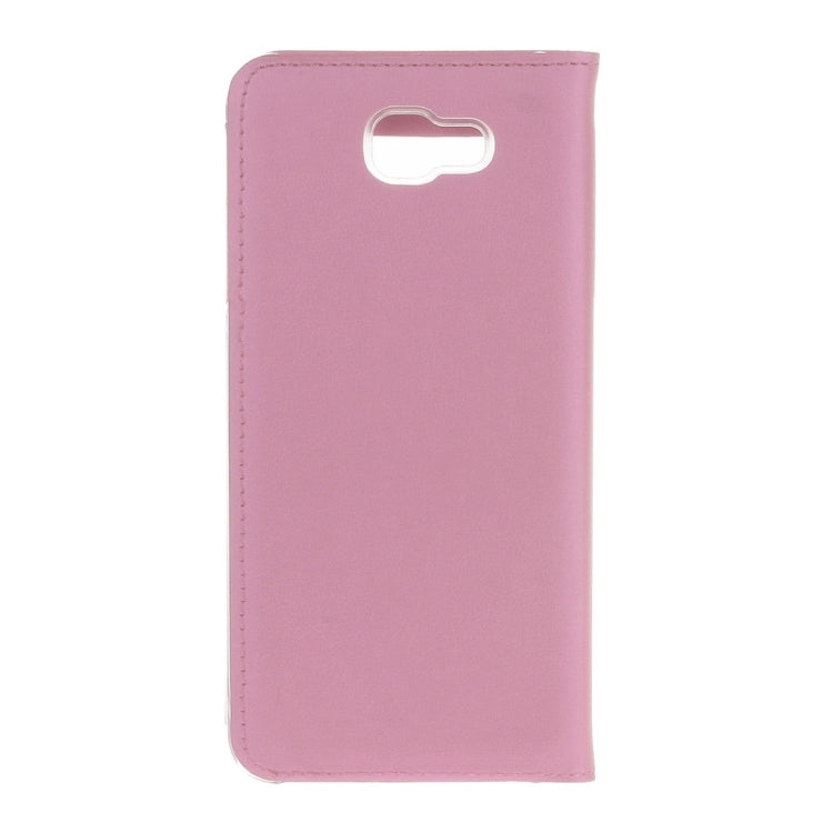 For Galaxy A7 (2017) / A720 Litchi Texture Horizontal Flip Leather Case with Call Display ID
