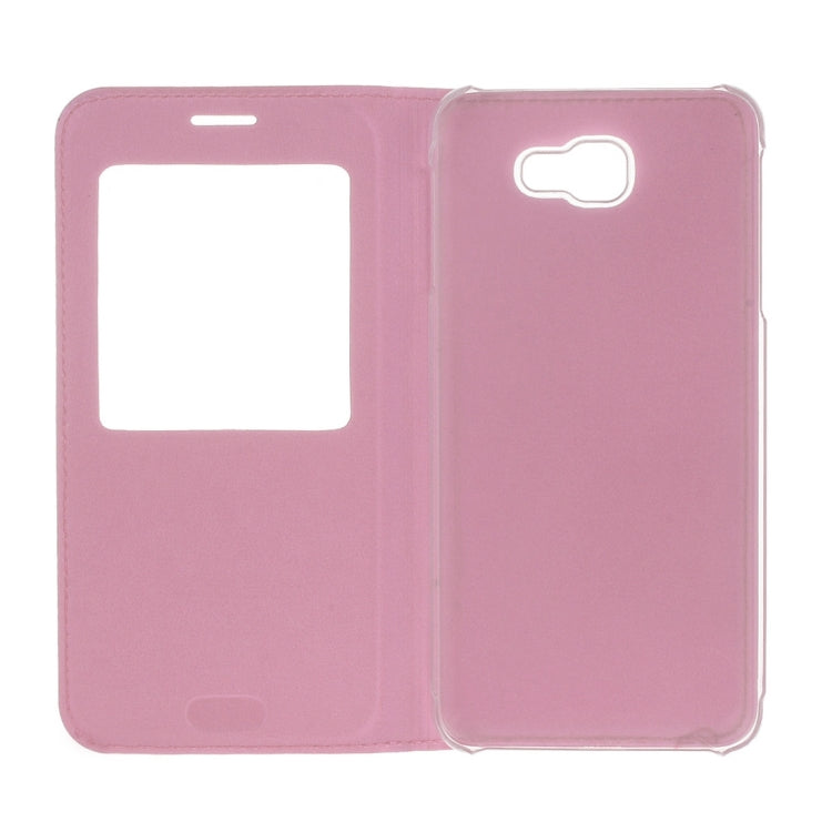 For Galaxy A7 (2017) / A720 Litchi Texture Horizontal Flip Leather Case with Call Display ID