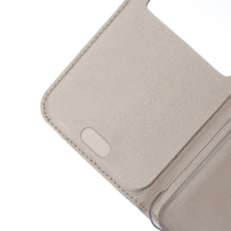 For Galaxy A7 (2017) / A720 Litchi Texture Horizontal Flip Leather Case with Call Display ID