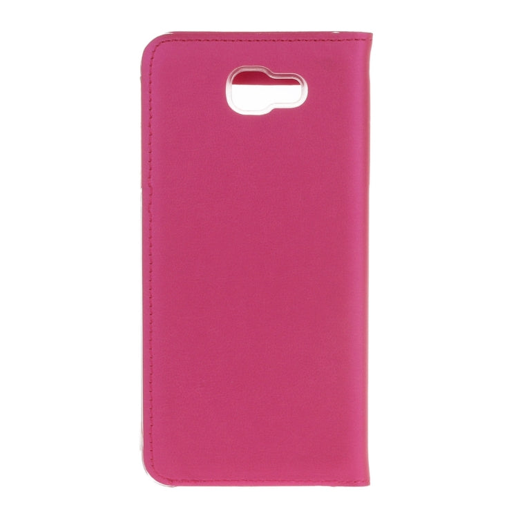For Galaxy A7 (2017) / A720 Litchi Texture Horizontal Flip Leather Case with Call Display ID