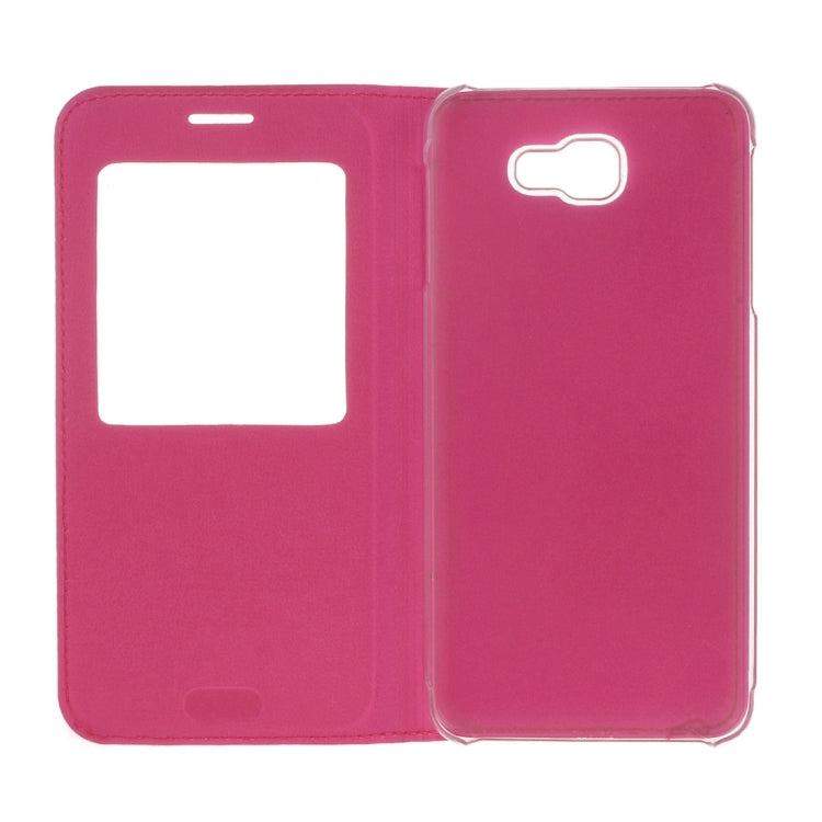 For Galaxy A7 (2017) / A720 Litchi Texture Horizontal Flip Leather Case with Call Display ID