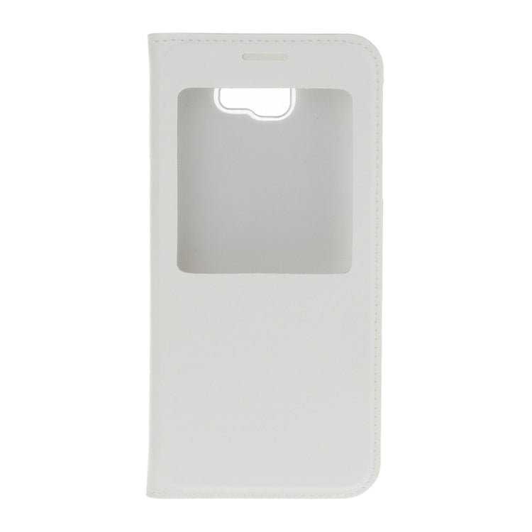 For Galaxy A7 (2017) / A720 Litchi Texture Horizontal Flip Leather Case with Call Display ID