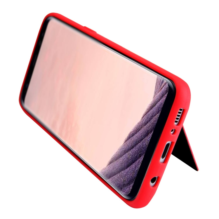 For Galaxy S8 Retro Crazy Horse Texture PU Leather Case with Holder & Card Slots & Hidden Back Sheet Iron