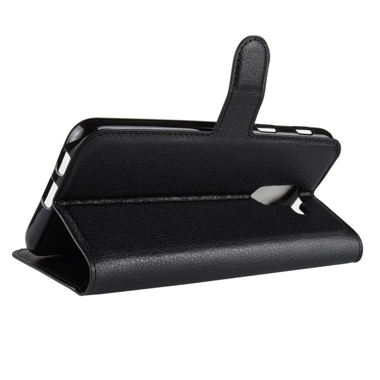Litchi Texture Horizontal Flip Leather Case for Galaxy J8 (2018) (EU Version), with Wallet & Holder & Card Slots