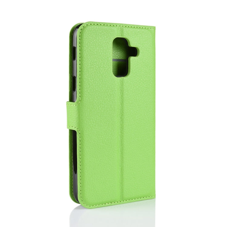 Litchi Texture Horizontal Flip Leather Case for Galaxy J8 (2018) (EU Version), with Wallet & Holder & Card Slots